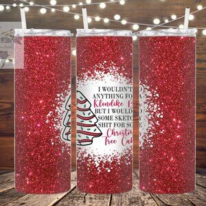 Christmas Snack Cake Metal Insulated Stainless Steel Tumbler